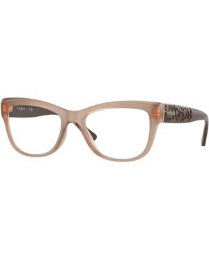 Vogue Eyewear Vo5528 3097 Optical Frames Nylon Transparent Cat Eye Normal - Black