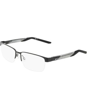 Nike 8184 001 Optical Frames Metal Squared Normal - Black