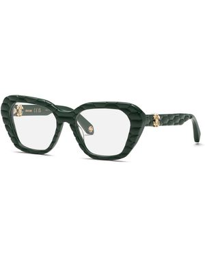 Roberto Cavalli Vrc070M 0D80 Optical Frames Acetate Geometric - Black