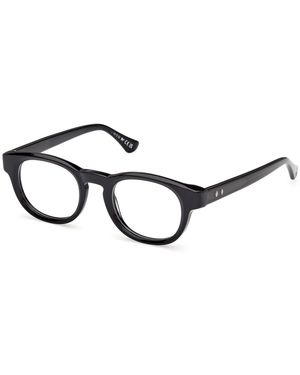 Web We5465 001 Optical Frames Acetate Round Normal - Black