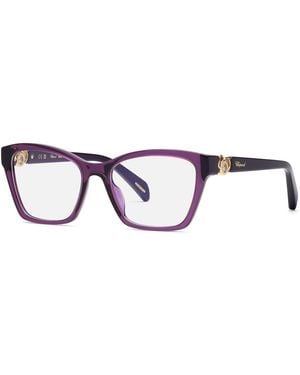 Chopard Vch355S 096Z Optical Frames Acetate Squared - Black