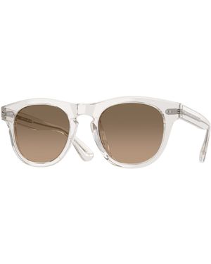 Oliver Peoples Ov5509Su Rorke 1757Gn Sunglasses Acetate Pantos Polarized - Black