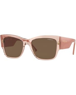Vogue Eyewear Vo5462S 295473 Sunglasses Acetate Squared Normal - Black