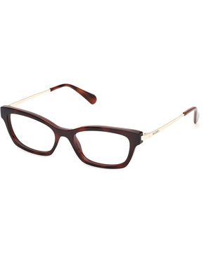 MAX&Co. Mo5237 52 Optical Frames Injected Squared Normal - Black