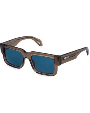 Just Cavalli Sjc141 805 Sunglasses Acetate Squared Normal - Black