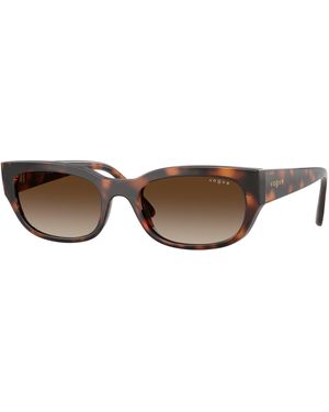 Vogue Eyewear Vo5669S 271813 Sunglasses Nylon Pillow Normal Nuanced - Black