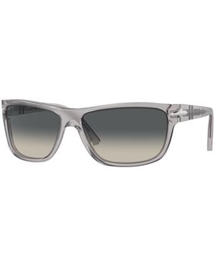 Persol Po3342S 309/71 Sunglasses Acetate Squared Normal Shaded - Black