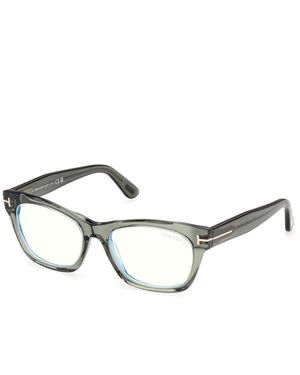 Tom Ford Ft6173-B 93 Optical Frames Acetate Squared Normal - Black