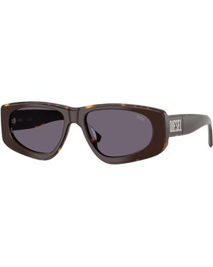 DIESEL Dl2021U 20691A Sunglasses Acetate Pillow Normal - Black