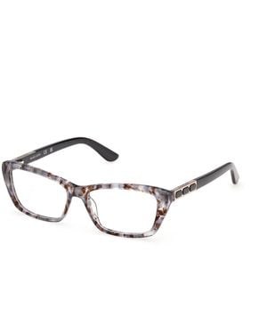 Guess Gm50053 20 Optical Frames Acetate Squared Normal - Black