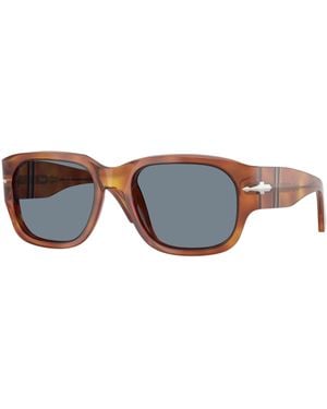 Persol Po3380S 96/56 Sunglasses Acetate Squared Normal - Black