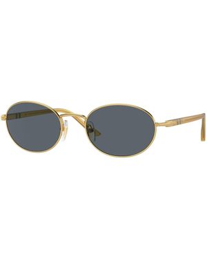 Persol Po1018S Ida 1129R5 Sunglasses Metal Round Normal - Black