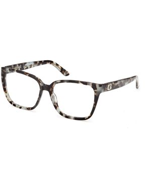 Guess Gu50354 086 Optical Frames Acetate Squared Normal - Black