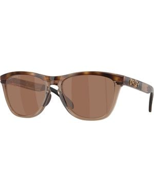 Oakley Oo9503 Frogskins Range Xl 950302 Sunglasses O_Matter Round Polarized - Black