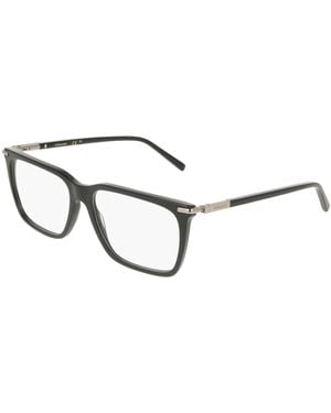 Ferragamo Sf3037 001 Optical Frames Acetate Squared Normal - Black