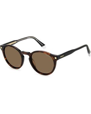 Polaroid Pld 4150/S/X 086/Sp Sunglasses Acetate Round Polarized - Black