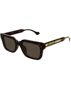Gucci Gg1732Sk 002 Sunglasses Injected Squared - Black