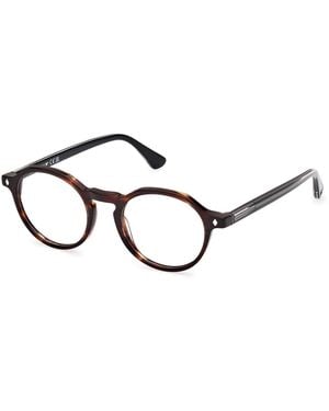 Web We5440 052 Optical Frames Acetate Round Normal - Black