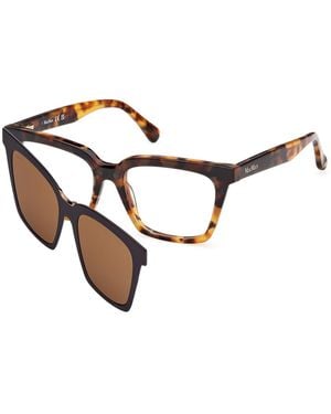 Max Mara Mm5213 052 Optical Frames Acetate Cat Eye Normal - Black
