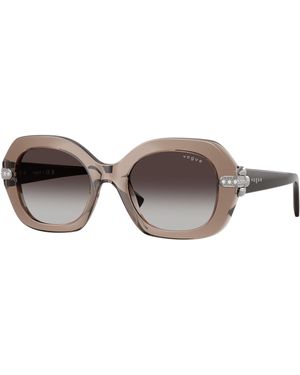 Vogue Eyewear Vo5706Sb 29408G Sunglasses Nylon Geometric Normal Nuanced - Black