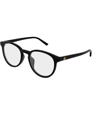 Gucci Gg2005Oa 001 Optical Frames Acetate Transparent Round - Black