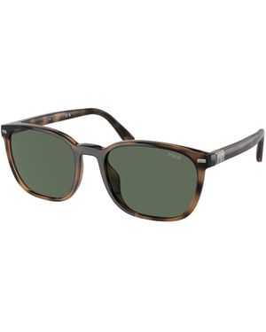 Polo Ralph Lauren Ph4208U 597471 Sunglasses Injected Squared Normal - Green