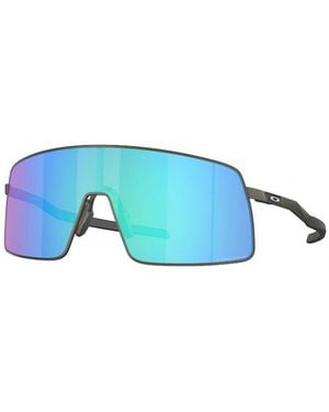 Oakley Oo6013 Sutro Ti 601304 Sunglasses Titanium Mask Normal Prizm - Blue