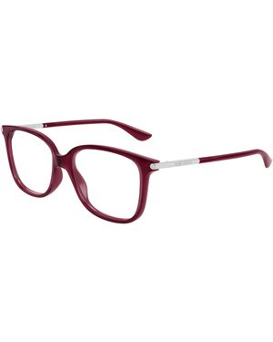 McQueen Am0554O 008 Optical Frames Acetate Transparent Cat Eye - Black
