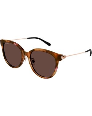 Gucci Gg1883Sk 004 Sunglasses Acetate Round - Black