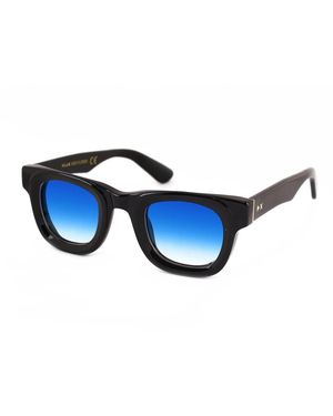 Xlab Flores Sunglasses Acetate Light Squared Polarized - Blue