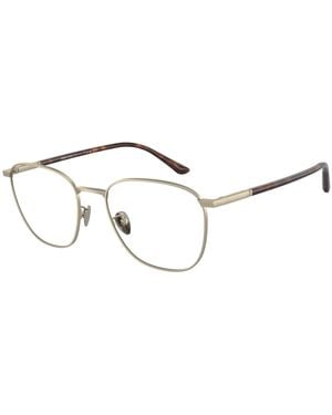 Giorgio Armani Ar5132 3002 Optical Frames Steel Transparent Squared Normal - Black