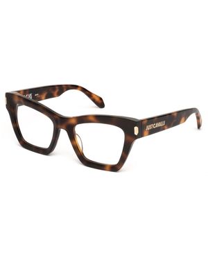 Just Cavalli Vjc119 09Aj Optical Frames Acetate Butterfly - Black