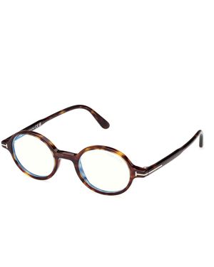 Tom Ford Ft5975-B 052 Optical Frames Acetate Round Normal - Black