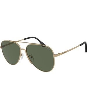 Emporio Armani Ea2149D 300271 Sunglasses Metal Pilot Normal - Green