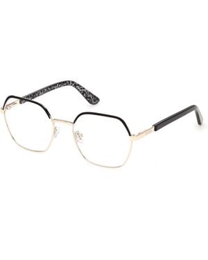 Guess Gu50443 2 Optical Frames Metal Geometric Normal - Black