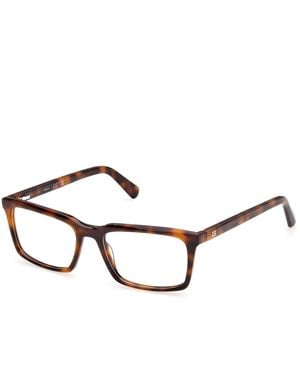 Guess Gu50448 53 Optical Frames Acetate Squared Normal - Black