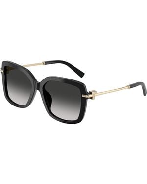 Tiffany & Co. Tf4252B 80013C Sunglasses Acetate Squared Normal Shaded - Black