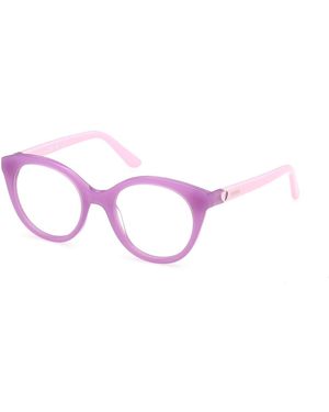 Guess Gu50396 83 Optical Frames Acetate Round Normal - Black