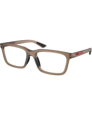 Prada Linea Rossa Ps 02Sv 29F1O1 Optical Frames Injected Squared Normal - Black