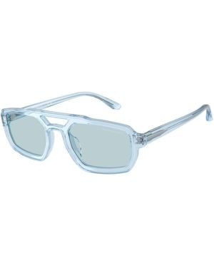 Emporio Armani Ea4240U 6204/1 Sunglasses Acetate Geometric Normal - Black