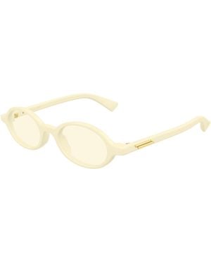 Bottega Veneta Bv1388S 008 Sunglasses Acetate Round - Black