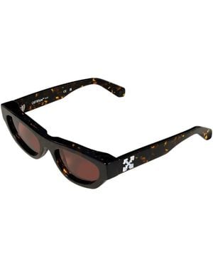 Off-White c/o Virgil Abloh Ow1050 Honolulu 6064 Sunglasses Acetate Geometric Normal - Black