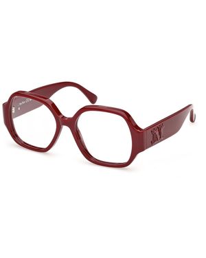 Max Mara Mm5252 69 Optical Frames Acetate Geometric Normal - Black