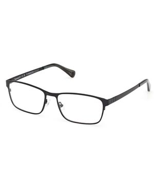Timberland Tb50089 002 Optical Frames Metal Squared Normal - Black