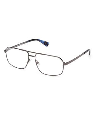 Timberland Tb50058 008 Optical Frames Metal Squared Normal - Black