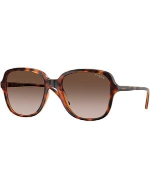 Vogue Eyewear Vo5601S W65613 Sunglasses Nylon Squared Normal Sfumato - Black