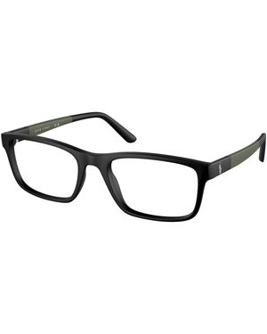 Polo Ralph Lauren Ph2212 5504 Optical Frames Injected Squared Normal - Black