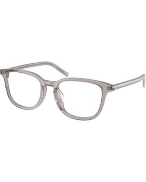 Prada Pr D21Vd 10J1O1 Optical Frames Acetate Transparent Pillow Normal - Black