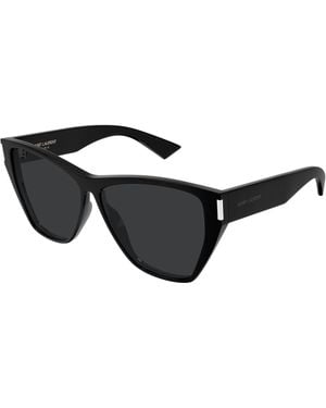 Saint Laurent Sl 927 001 Sunglasses Acetate Cat Eye - Black