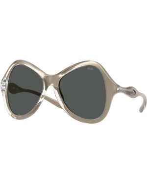 DIESEL Dl3010U 203587 Sunglasses Injected Cat Eye Normal - Black